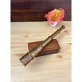 thumbnail image 3 of Engraved Brass Telescope: Handheld Spyglass, Boating Gift, 3 of 3