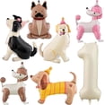 thumbnail image 1 of Yanonmyfd 7pcs Dog Balloon Set – Dog 2nd Birthday Decorations Cute Puppy Foil Mylar Animal Balloons with Number 2 for Dog Themed Birthday Party Baby Shower,Number 1, 1 of 13