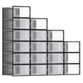 thumbnail image 1 of Organizadores para guardar zapatos SONGMICS, paquete de 18, transparentes, 1 of 6