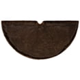 thumbnail image 5 of Mink Faux Fur Christmas Tree Skirt - 48" - Brown, 5 of 7
