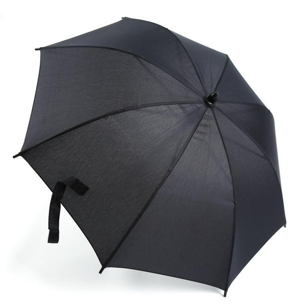 Spptty Sun Rain Parasol Umbrella Clip Black baby Stroller Wheelchair Pushchair Pram Uv Rays Sun Rain Parasol Umbrella Clip baby Strollers Umbrella