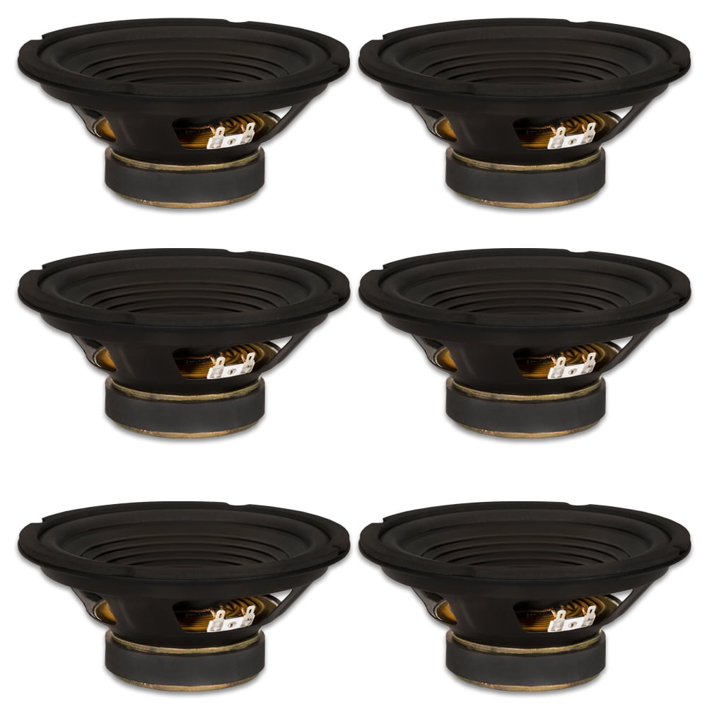 6 Goldwood Sound GW-208/4 OEM 8 Woofers 200 Watts each 4ohm Replacement Speakers