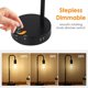 thumbnail image 2 of Tomshine Industrial Table Lamp with Two USB Charge Ports Stepless Dimmable Vintage Bedside Nightstand Lamp for Bedroom Living Room (Bulb Included), 2 of 5
