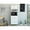 White, variant on 60" Height Kitchen Pantry | Ideal for Storing Big Kitchen Items | Enjoy Efficient Storage Solution