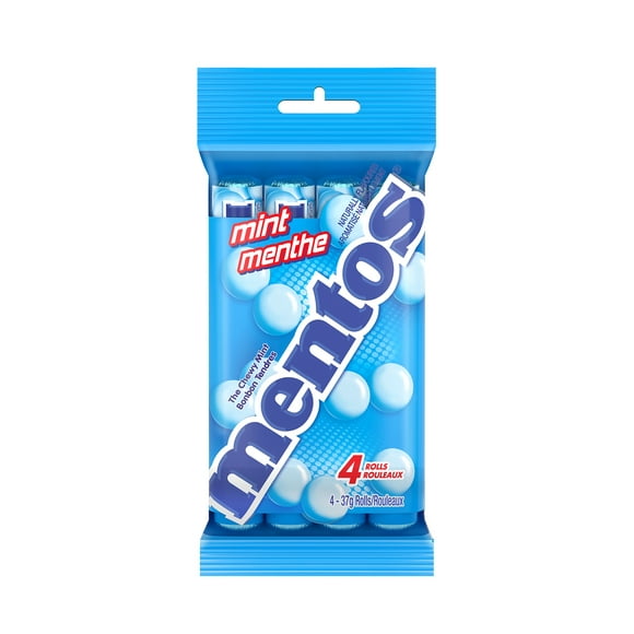 Mentos Mint Candy, 4 rolls, 148 g