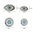 thumbnail image 5 of Frogued Wall Hanging Exquisite Eye-catching Bright-colored Turkish Greek Blue Wall Hanging Evil Eye Pendant for Gift, 5 of 13