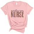 thumbnail image 1 of Operating Room Nurse Leopard Print Shirt Unisex X-Small Pink, 1 of 5