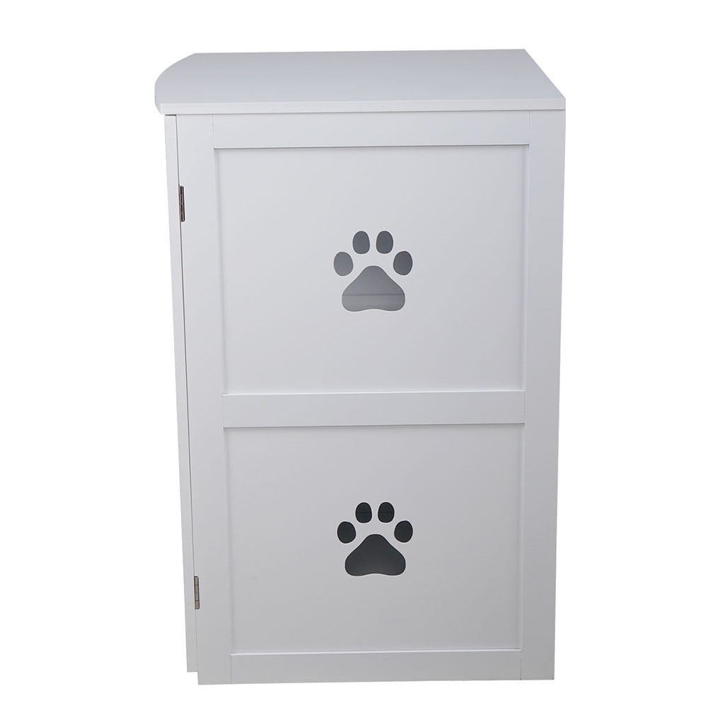 Kepooman Cat Litter Box, Cat Litter Box Furniture, Cat Litter Box Pet Enclosure Furniture, Modern Wooden Cat Litter Cabinet, Cat House, Cat Hideaway, White Kepooman Cat Litter Box, Cat Litter Box Furniture, Cat Litter Box Pet Enclosure Furniture, Modern Wooden Cat Litter Cabinet, Cat House, Cat Hideaway, White
