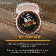 (2 pack) Suavecito Firme Clay Pomade, for All Hair Types, Men, 4 oz
