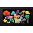 thumbnail image 2 of Koetsier, Albert 24x14 Black Modern Framed Museum Art Print Titled - Pretty Floral Jewels 3, 2 of 5