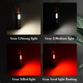 thumbnail image 6 of Limited Time Deal karymi Zoomable Led Flashlight with COB Sidelight with Hook Recharge Lantern Flashlight Water Proof Portable Handheld Torch for Camping Emergency Home Use 9 Gears Room Decor, 6 of 6