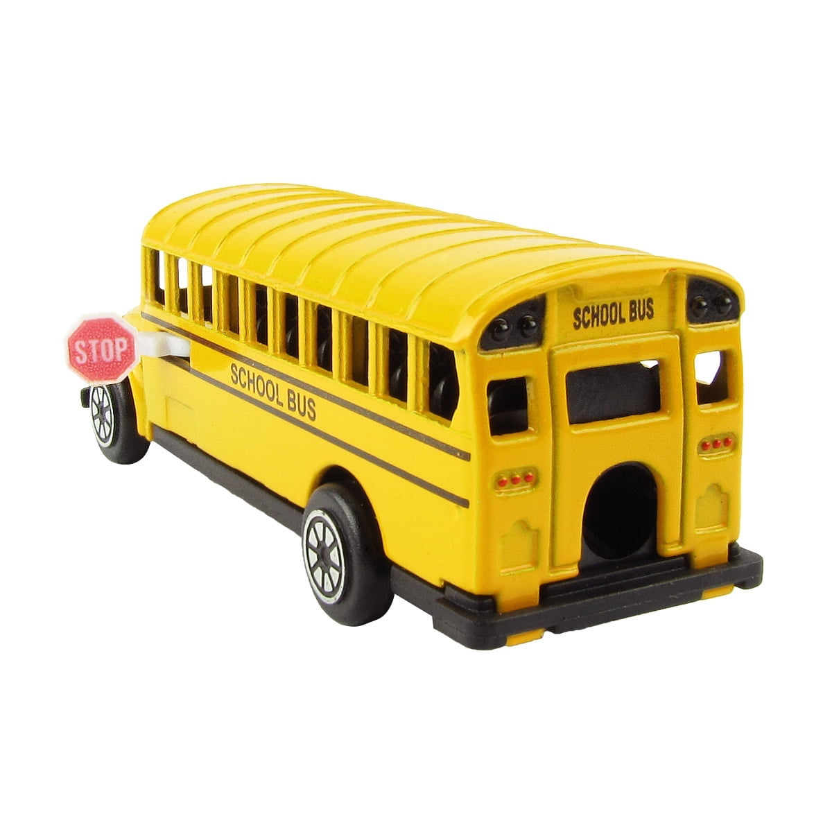 1:87 Scale HO Gauge Miniature School Bus Model Train Accessory Pencil Sharpener 