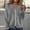 Gray women's long sleeve sweater a1, variant on thefmos Women's Fall Winter Long Sleeve Knitted Pullover Tops Zipper Sweater Cardigan Casual Cozy Warm Solid Basic Tunic Blouses Fashion Outerwear, Blue 2XL