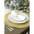 thumbnail image 5 of Contemporary Home Living Round Kitchen Placemats - 15" - Metallic Gold - Set of 6, 5 of 8
