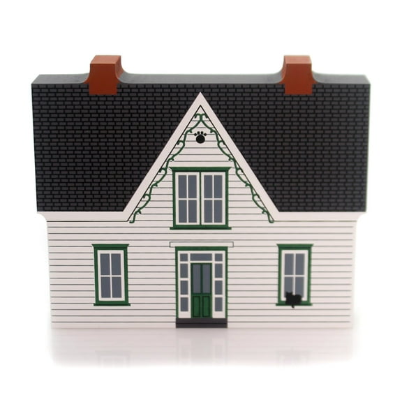 Cats Meow Village SILVER BUSH 1998 Wood Green Gable Series Retired 7-3