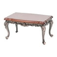 thumbnail image 1 of Wweixi Table Miniature en Bois pour Maison de Poupée Décoration Élégante Accessoire pour Maison de Poupée à l'Échelle 1/12 Accessoires de Maison de Poupée Grande avec Pieds Rouges, 1 of 6