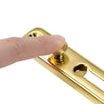thumbnail image 3 of Candado de seguridad para puerta de cadena Unique Bargains con cerradura de presión anti-robo con resorte dorado, 3 of 3