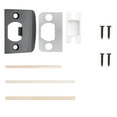 thumbnail image 1 of D-type Door Latch Restorer Repair Kits Door Lock Strike Plate with Spacer Shim, 1 of 3