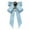 Light blue, variant on New Fashion Neck Decoration Alloy Jewelry Accessories Bowknot Brooches Necktie Shirt Collar Pin Bow Tie Crystal Rhinestone Bowtie LIGHT BLUE