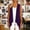 Purple, variant on Women's Lightweight Cardigan Casual Soft Long Sleeve Knit Cardigans High Low Hem Draped Duster
