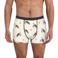 thumbnail image 4 of Wukai Sea Turtle Print Men’s Underwear Breathable Boxer Briefs,&nbsp;Moisture Wicking & Breathable-Medium, 4 of 7