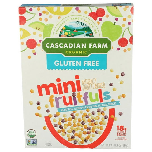Cascadian Farm Fruitfuls Mini Cereal 11.1 oz (Pack of 10)