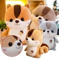 thumbnail image 3 of Brown Squirrel Plush Pillow For Children Sofa Backrest Stuffed Animal Toy Brown, 3 of 7