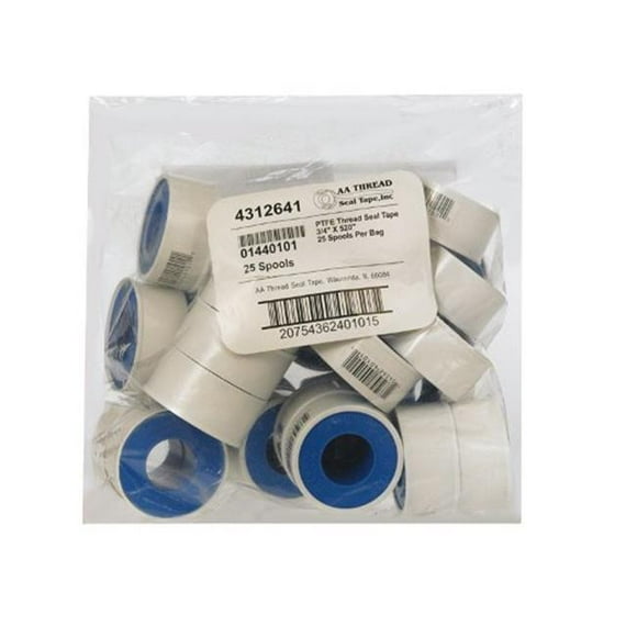 AA Thread Seal Tape 01440101 Thread Seal Tape 0.75 x 520 in. - pack of 25
