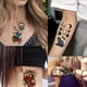 thumbnail image 5 of Kit de pegatinas de tatuajes temporales de 20 hojas, pegatinas de tatuaje para niñas y adultos, belleza, 5 of 5