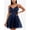 Blue - navy, variant on B. DARLIN Womens Embellished Fit & Flare Dress, Blue, Juniors, 15/16