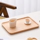 thumbnail image 5 of Vajilla Plato de postre redondo de madera macina Bandeja de aperitivos Plato para servir frutas secas, 5 of 11