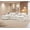 124" Beige, variant on ShiKeyi Oversided 124" U Shaped Cloud Couch Sectional, DeepSeat Sofa Bed with USB Charging, Hidden Storage, Cup Holders & Chenille Double Chaise, Gray
