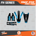thumbnail image 3 of Kalair GFX Graphics Kit for Suzuki RMZ250 (2004-2006) Fh Series, 3 of 5