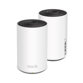 Open Box TP-Link Deco Wi-Fi 6E Whole Home Mesh Routers, 6 Ghz Band, Coverage up to 5,500 Sq. ft. (2-Pack)