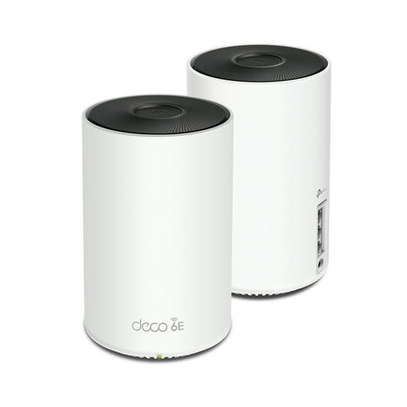 TP-Link Deco Wi-Fi 6E Whole Home Mesh Routers, 6 Ghz Band, Coverage up to 5,500 Sq. ft. (2-Pack)
