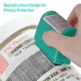thumbnail image 5 of Identify Theft Protection Confidential ID Guard Wide Roller Stamp Set, Refillable Guard Your ID Privacy Confidential Data Wide Security Stamp Roller with 3 Ink Refills, Green, 5 of 6