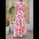 thumbnail image 4 of Vestido Bohemio Floral de Corta para Mujer Imagen 2, Talla XXL, 4 of 9