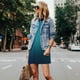 thumbnail image 4 of Fotbe Blue to turquoise Vestido de Verano sin Mangas para Mujer – Vestido Midi Línea A, Estilo Camiseta Floral, Vestido Playero Casual y Fluido, 4 of 7