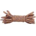 thumbnail image 2 of Santimon 2 Pairs Replacement Classic Round Shoelace for Boots/ Canvas Sneakers/ Hiking Boots/ Sport Shoes 47" Brown Gold, 2 of 6