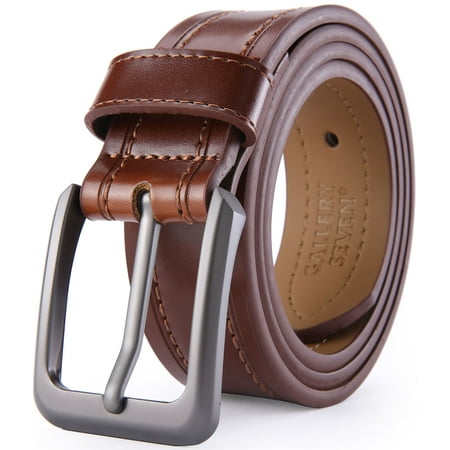 Gallery Seven Leather Belts For Men, Classic Jean Belt, Mens Casual Belt 1.5