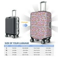 thumbnail image 4 of Honeii love heart Elastic Luggage Cover, featuring double-sided printing, is the ideal companion for travel, business trips, and daily use(not included suitcase )-Medium, 4 of 7