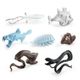 thumbnail image 3 of Figuras de simulación de vida marina en el océano, figuras de acción de animales antiguos, figuras para niños, modelo de dinosaurio para acuario, colección de juguetes de cumpleaños, 3 of 5