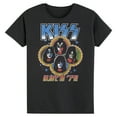 thumbnail image 2 of Men's KISS Alive In '79 Slim Fit T-shirt Large Coal, 2 of 3