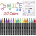 thumbnail image 2 of 20 Colors Outline Marker Double-line Shimmer Markers Plastic Self Outline Pens Set, 2 of 10