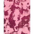 thumbnail image 1 of Ahgly Company Machine Washable Indoor Rectangle Abstract Hot Pink Area Rugs, 8' x 12', 1 of 7