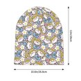 thumbnail image 2 of Beanie for Men and Women, Classic Cute Rabbit Flower Cozy Winter Hat Beanies Hats Skull Cap, Soft Cool Knit Hats for Women Men Men's Skullies & Beanies, 2 of 5