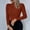 Brown, variant on Winter Sweaters for Women Solid Regular Pullover Knit Thickness Trendy Tops Casual Long Sleeve Womens Blouse Beige