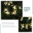 thumbnail image 2 of Solar Garden Lights Outdoor Waterproof LED Decorative Warm White Swaying Butterfly Lights Garden Decor Stakes for Outside Yard Pathway Lawn Decor, 2 of 3