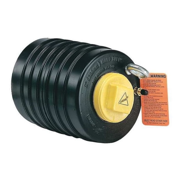 Cherne Test Ball Plug,Eyebolt,10"Deflate L 262080