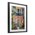 thumbnail image 2 of Stupell Industries Eclectic Colorful Facade with Tropical Garden Black Framed Print Under Glass, 13 x 16, by LSR Design Studio, 2 of 8